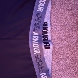 Under Armour Black and Gray Athletic Leggings